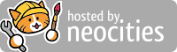 hosted by neocities badge